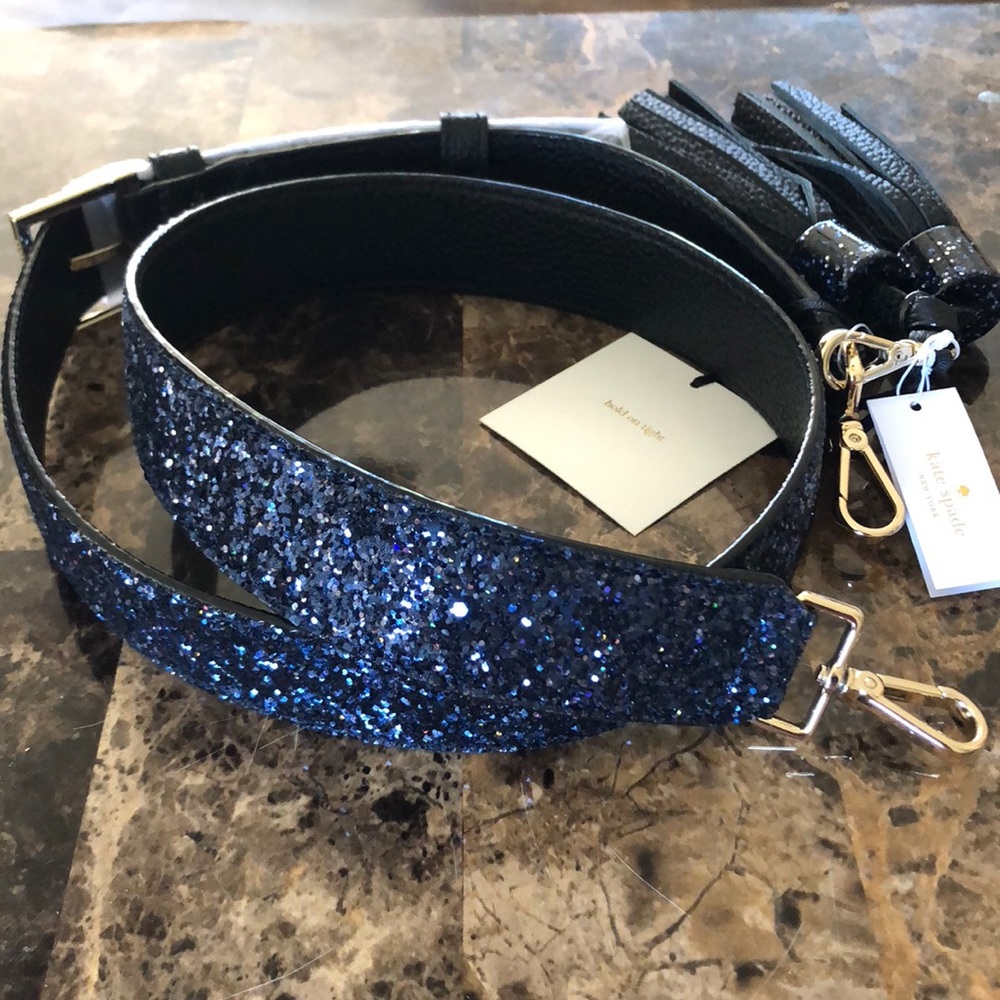 Kate Spade Blue Guitar Strap❤️❤️❤️